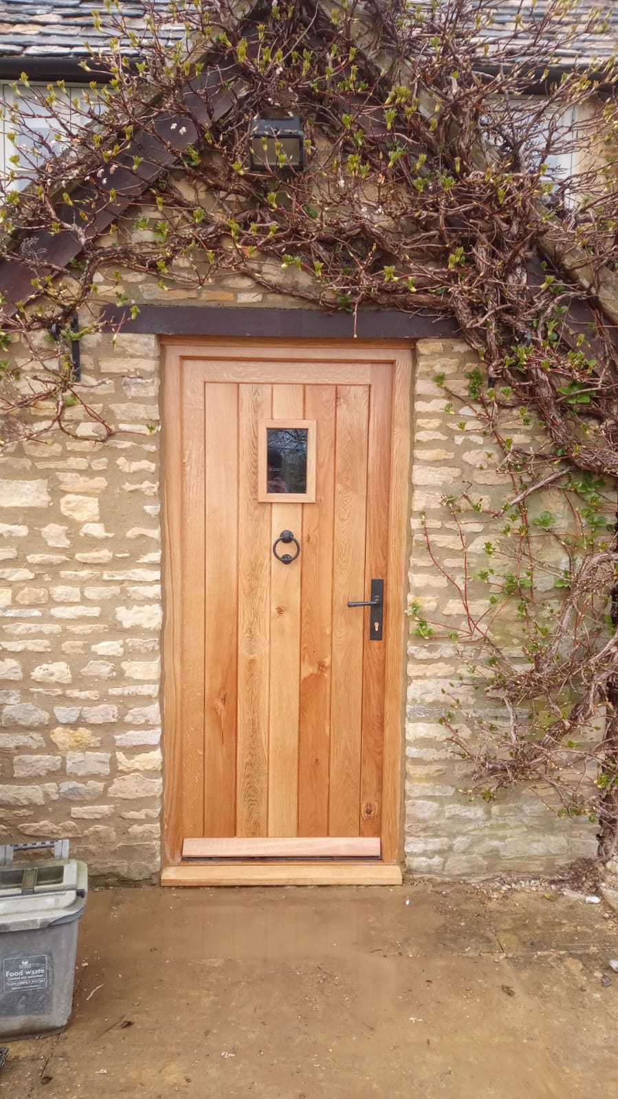 Oak Bespoke Boarded Front Door